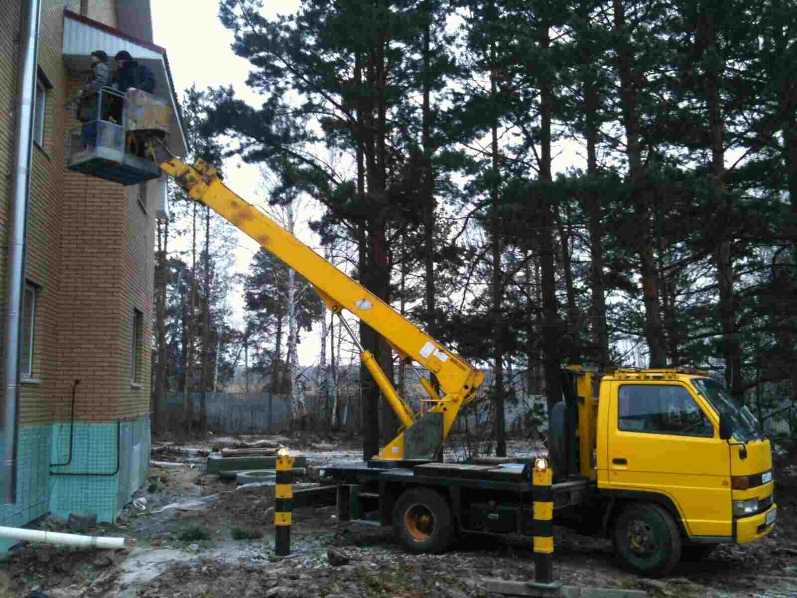 Фото герметизации дома с автовышки 