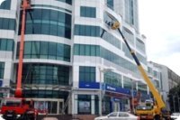 Фото мойки окон и фасадов